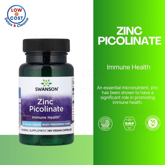 LowCostPH | Swanson, Zinc Picolinate, Citrate, Gluconate, Zinc, Orotate, Carnosine, Immunity Support
