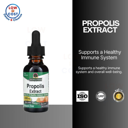 LowCostPH | Nature's Answer, Propolis Extract, Alcohol-Free, 1,000 mg,1 fl oz, Healthy Immune System