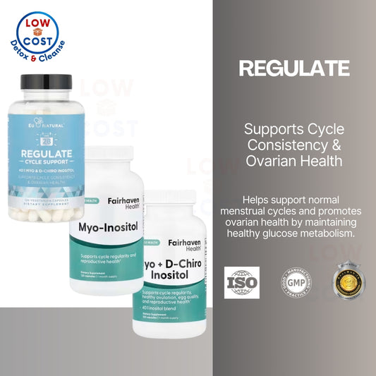 USAOnhand| Eu Natural, Regulate, MYO & D-Chiro Inositol, 90 Vegetarian Capsules