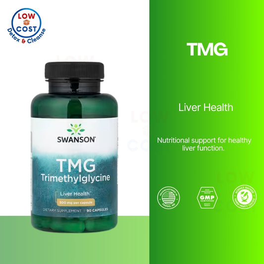 LowCostPH | Swanson, TMG Trimethylglycine, 500 mg, 90 Capsules Supports Healthy Liver Function