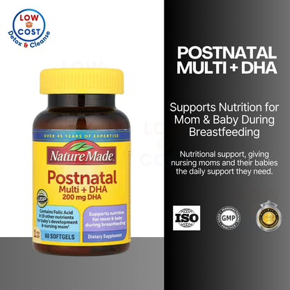 USA Onhand | Nature Made, Postnatal Multi + DHA, 60 Softgels ( Women's Health )