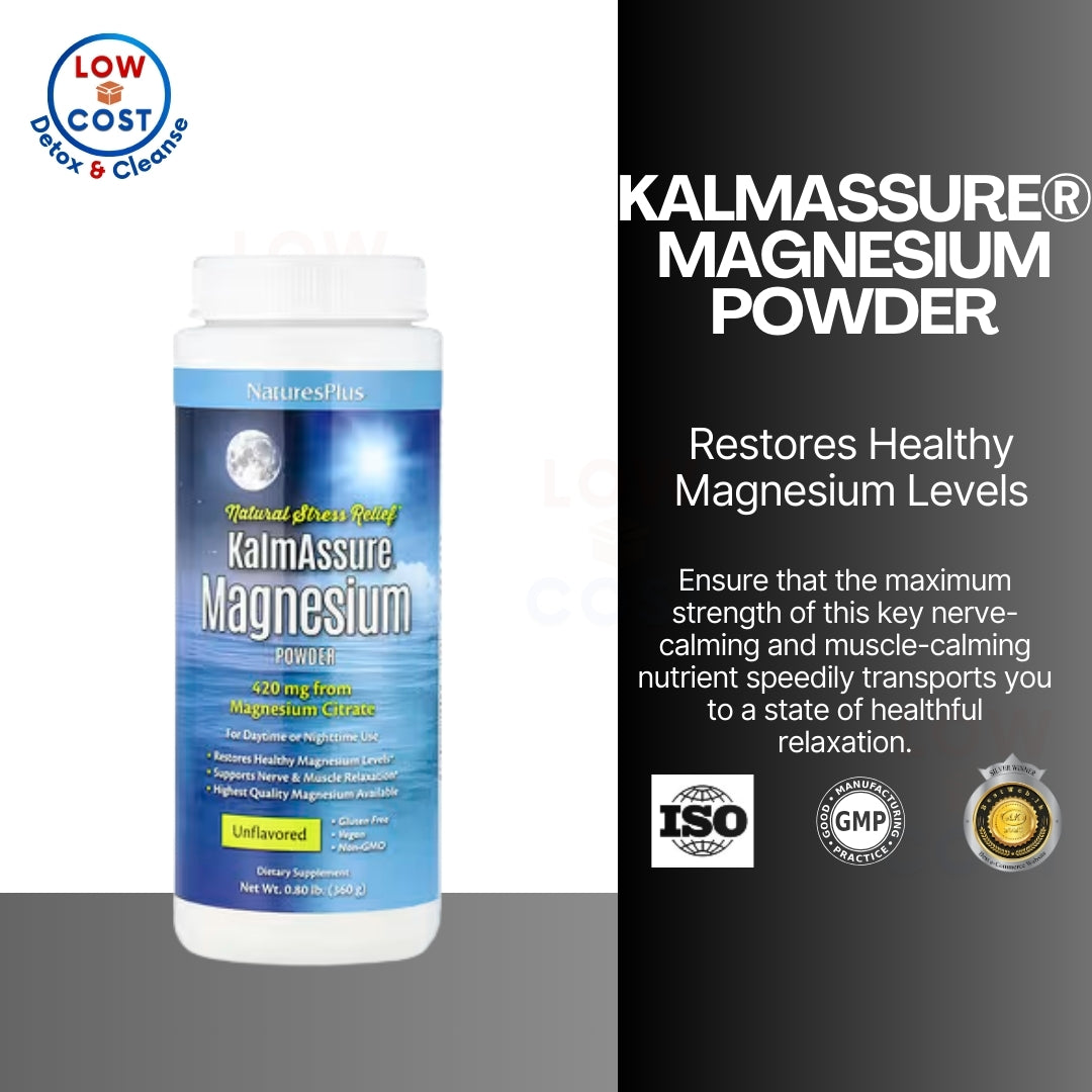 USA Onhand | Nature's Plus, Kalmassure Magnesium Powder ( Natural Stress Relief )