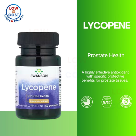 LowCostPH | Swanson, Lycopene, 20 mg, 60 Softgels, 10 mg, 120 Softgels, Prostate Health