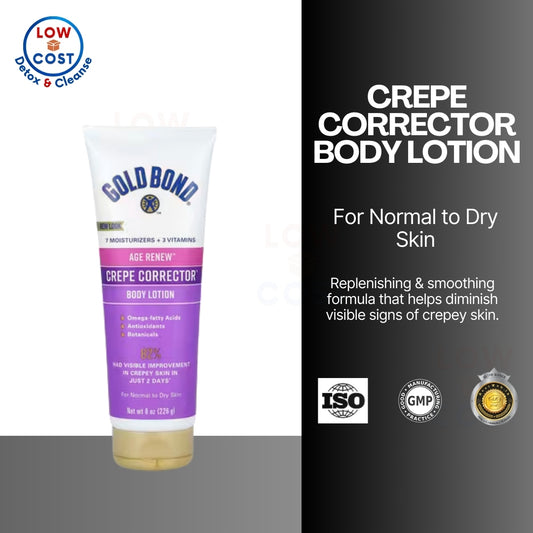 USAOnhand| Gold Bond Age Renew Crepe Corrector Body Lotion, Replenishing & Smoothing Formula, 8 oz.
