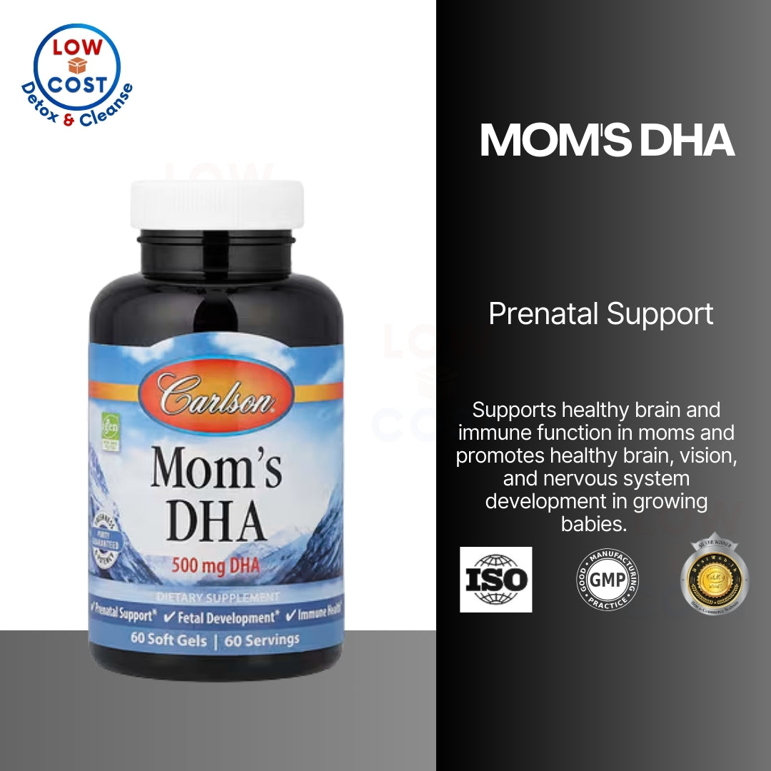 USAOnhand| Carlson, Mother's DHA, 500 mg, 60 Soft Gels