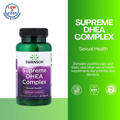LowCostPH | Swanson, Supreme DHEA Complex, 45 Tablets Hormonal Support