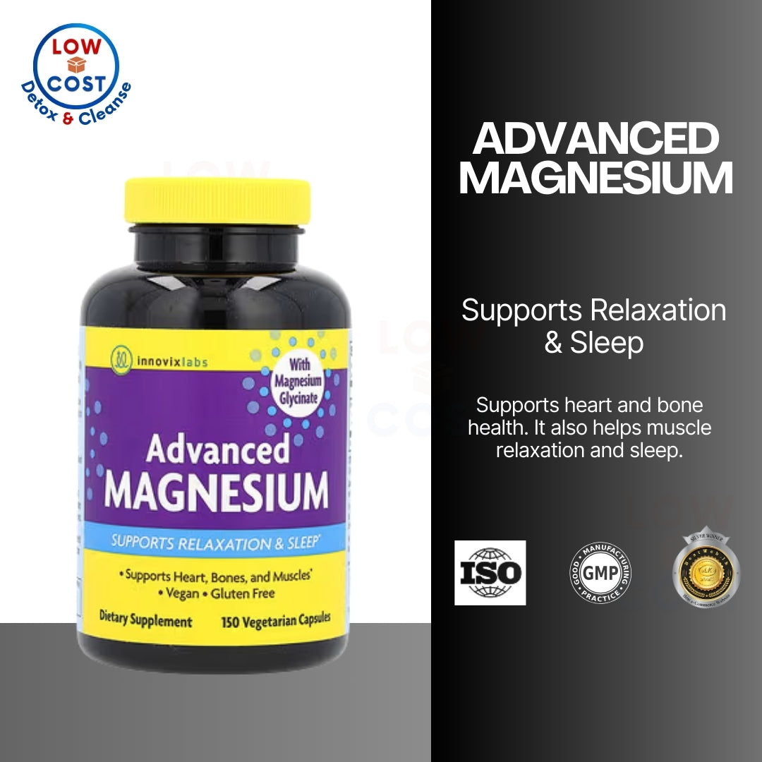 Lowcostph | InnovixLabs, Advanced Magnesium, 150 Vegetarian Capsules