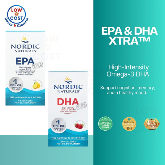 LowCostPh | Nordic Naturals, DHA Xtra, Strawberry, EPA Xtra, Great Lemon,ProDHA, Strawberry, 500 mg,
