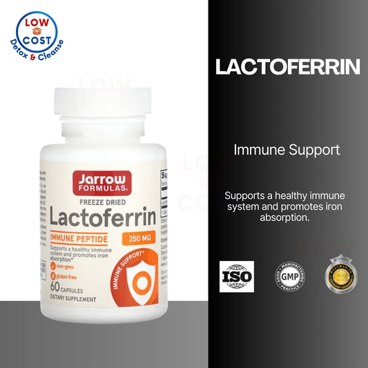 LowCostPH| Lactoferrin 250 mg - Immune-Supporting Glycoprotein - For Healthy Immune System Support