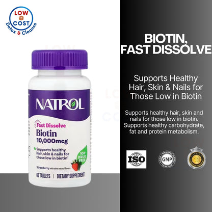 LowCostPH | Na Trol, Biotin, Maximum , Extra Strength, Fast 10,000 mcg, 5,000mcg, 1,000mcg