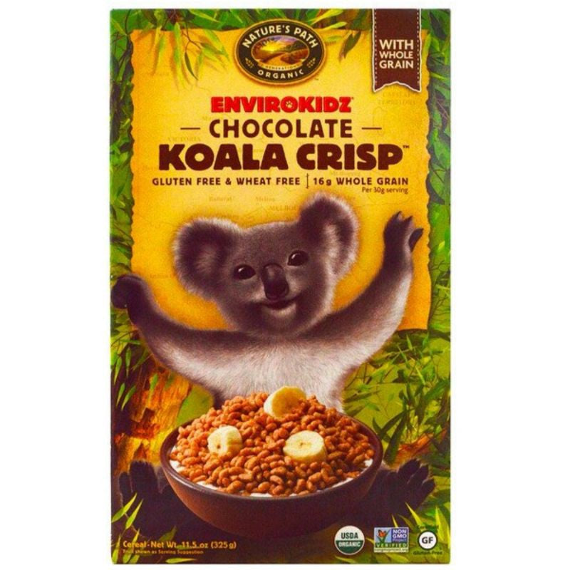 Low Cost PH | Nature's Path Cereal, EnviroKidz, Organic Peanut Butter Puffs, Chocolate, Berry.