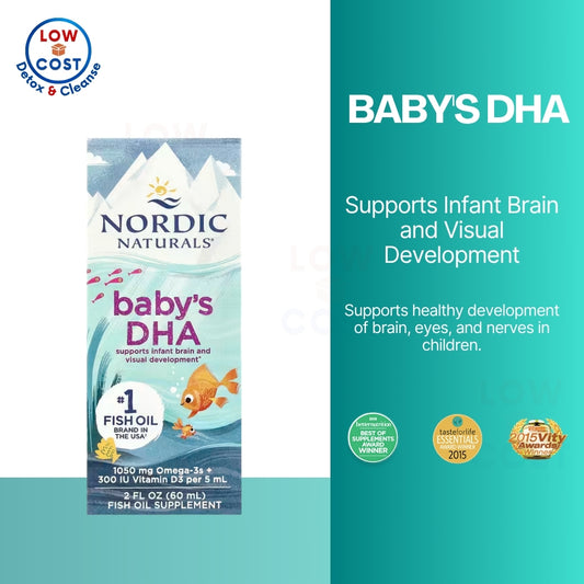 LowCostPh | Nordic Naturals, DHA Infant w/ Vitamin D3 | Baby's Vitamin D3, Liquid, 10 mcg | Baby DHA