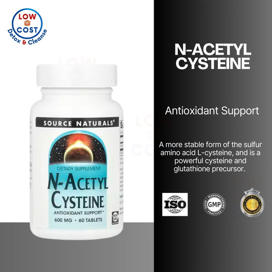 Low Cost PH | Source Naturals N-Acetyl Cysteine, NAC for Liver Detox, Respiratory, Asthma Anti-Oxida