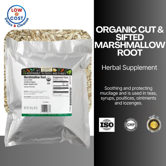 Low Cost PH | Frontier Natural Products, Organic Cut & Sifted Marshmallow Root Spearmint Leaf 16oz