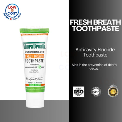 LowCost PH| TheraBreath, Fresh Breath Toothpaste, Mild Mint , 4 oz (113.5 g)