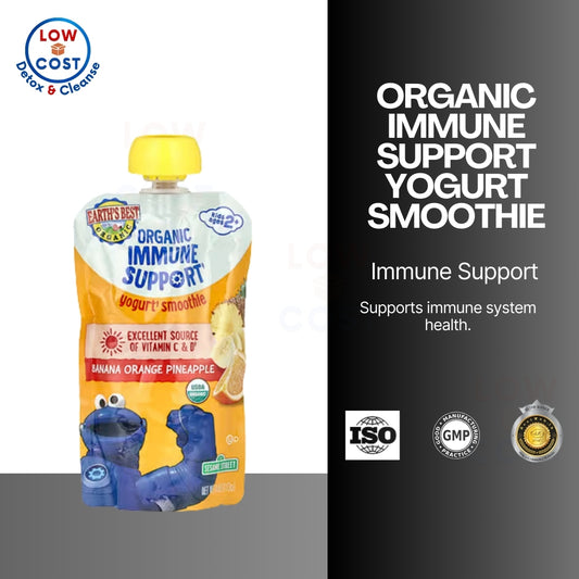 LowCostPh | Earth's Best, Sesame Street, Organic Fruit Yogurt Smoothie, For Ages 2 and Up,4.2 oz