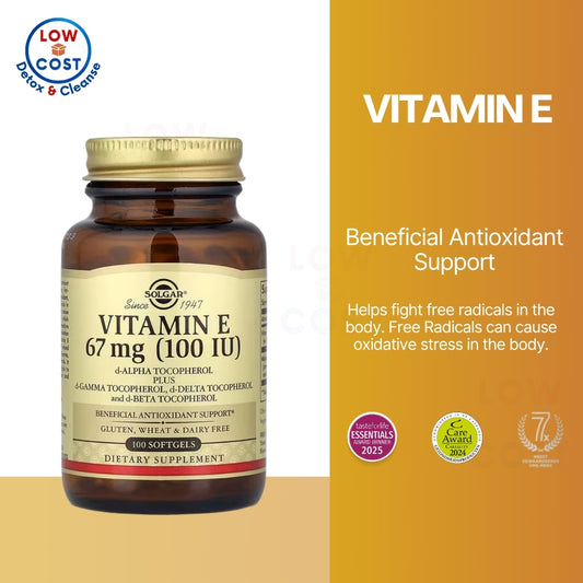 Low Cost PH | Solgar Naturally Sourced Vitamin E, Natural Antioxidant Softgels Whitening Supplements