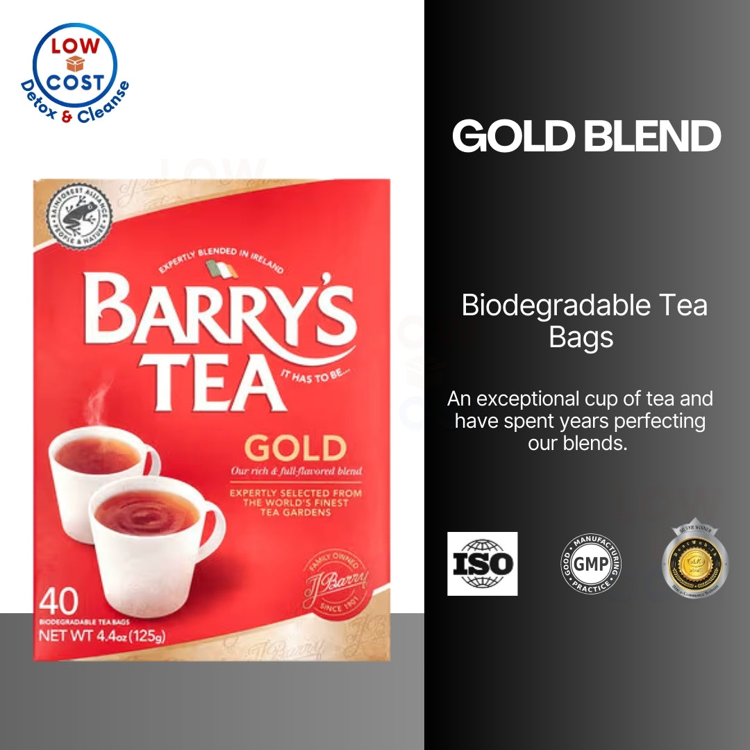 LowCostPH| Barry's Tea, Gold Blend, 40 Tea Bags, 4.4 oz (125 g)