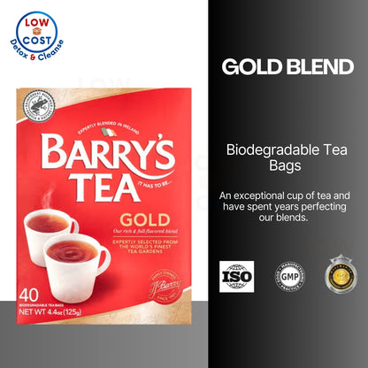 LowCostPH| Barry's Tea, Gold Blend, 40 Tea Bags, 4.4 oz (125 g)