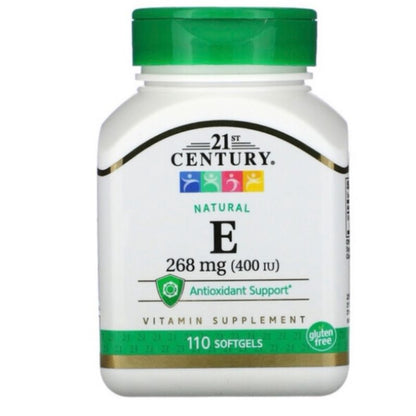 LowCostPH | 21st Century, Vitamin E, 180 mg, 450 mg, 90mg, 268mg, Softgels, Antioxidant Support