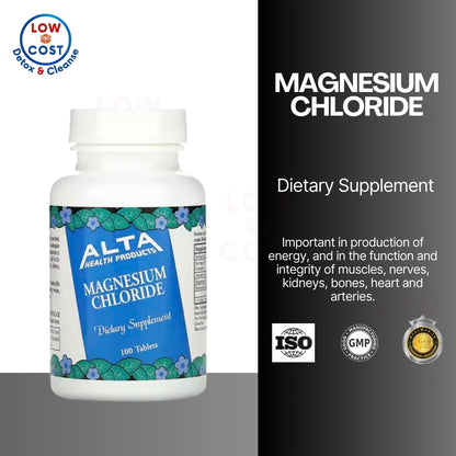 LowCost PH| Alta Health, Magnesium Chloride, 100 Tablets