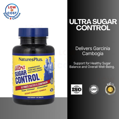 LowCost PH| NaturesPlus, Sugar Control, Ultra Sugar Control Ultimate Dieter's Companion Curbs Sugar