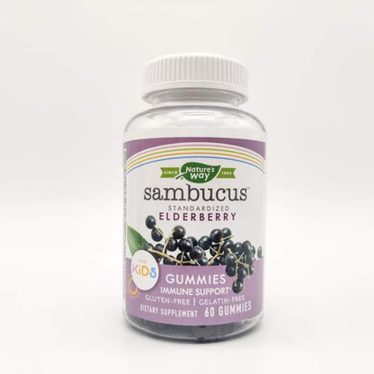 USA Onhand | Nature's Way Immune Support Sambucus Gummies for Kids and Adult Elderberry