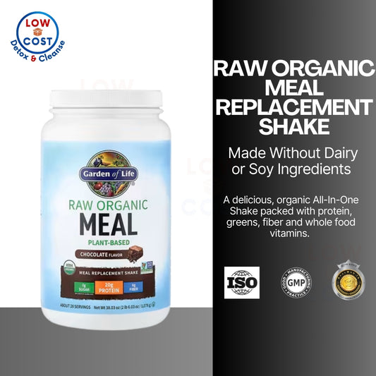 LowCost PH| Garden of Life, RAW Organic Meal, Shake & Meal Replacement, Vanilla Plant-Base Protein