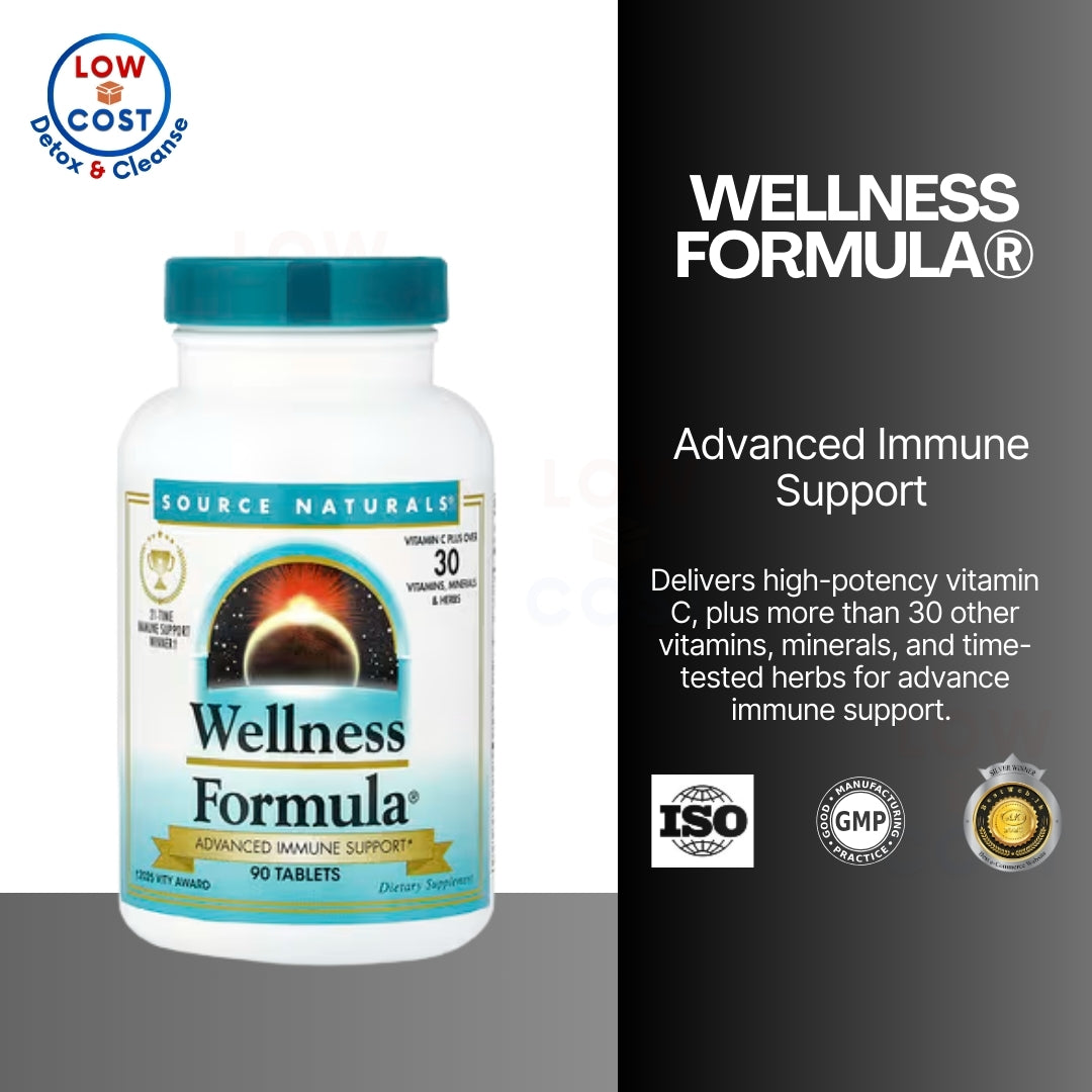 LowCost PH| Source Naturals Wellness Formula Bio-Aligned VitaminHerbal Defense Advance Immune Suppor