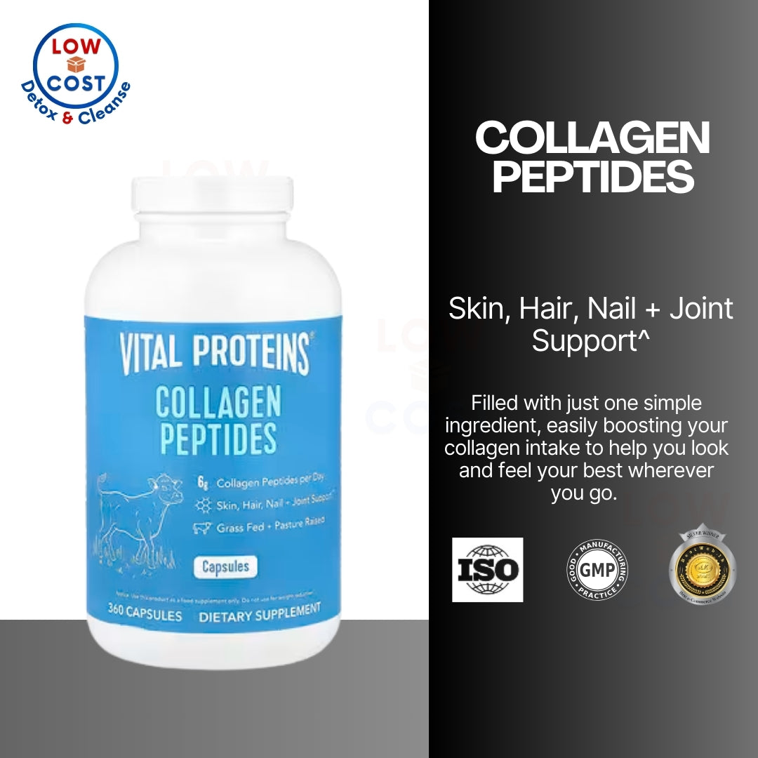 LowCost PH| Vital Proteins, Collagen Peptides, 360 Capsules