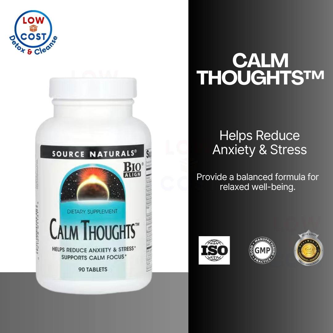 LowCost PH| Source Naturals, Calm Thoughts, 90 Tablets