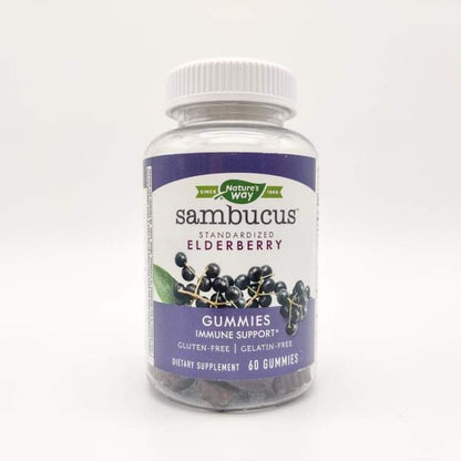 USA Onhand | Nature's Way Immune Support Sambucus Gummies for Kids and Adult Elderberry