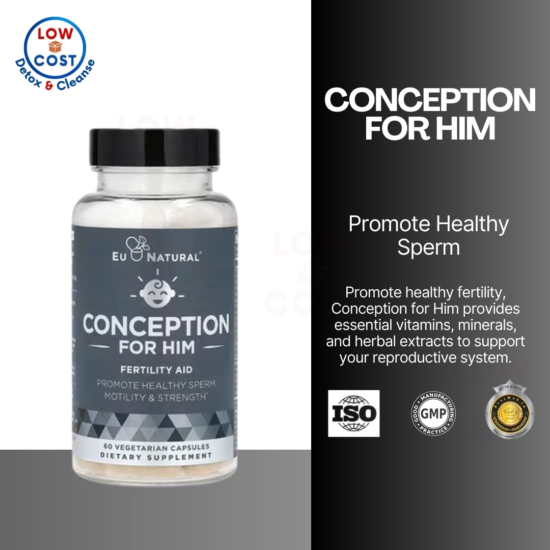 Low Cost PH | Eu Natural, CONCEPTION, Female Fertility Prenatal, 60 Capsules Inositol & Vitex