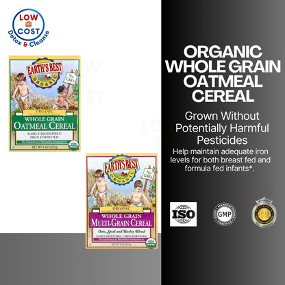 Low Cost PH | Earth's Best, Organic Whole Grain Multi-Grain Cereal, 8 oz (227 g) Organic Cereal.