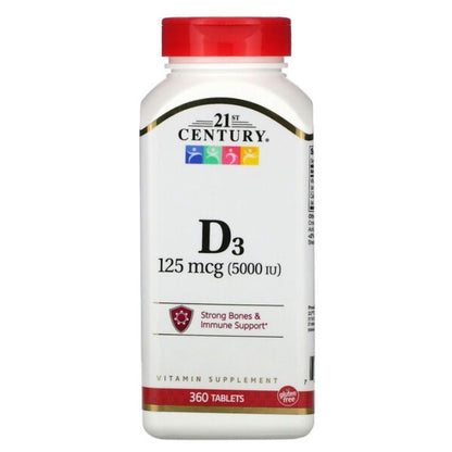 LowCostPH | 21st Century, D3, available in 25 mcg, 50 mcg, 125mcg Strong Bones & Immune Support