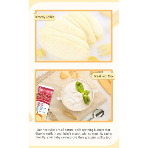 NaturalSolutions | Hot Kid, Baby Mum-Mum, Gentle Teething Wafers Organic Super Teethers, Berry,Apple