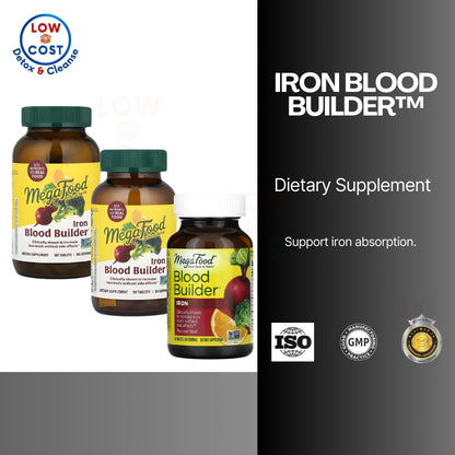 LittleSunshine | MegaFood, Iron Blood Builder, Tablets & Minis, With Nutrients Plus Real Food
