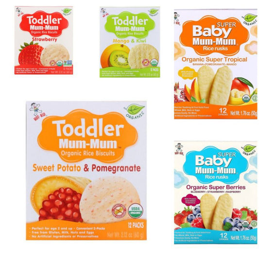Low Cost PH | Hot Kid, Toddler Mum-Mum, Organic Rice Biscuits for toodler Sweet Potato & Pomegranate