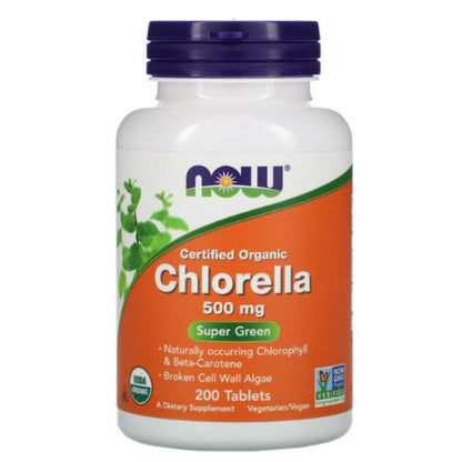 LowCostPH | NOW Foods, Chlorella, 1,000 mg, 120 Tabs |  Chlorella, 3,000 mg, 200 Tabs 500mg Per Tab