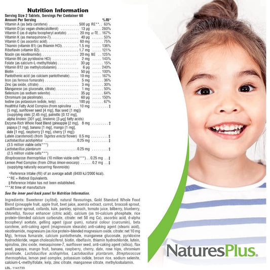 LowCostPh | NaturesPlus, Animal Parade Gold, Children's Chewable Multivitamin, Cherry,Grape & Orange
