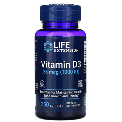 LowCostPH | Life Extension Vitamin D3 125mcg, 175mcg, 25mcg, with Sea iodine