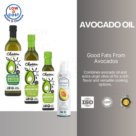 Grocer Farmer | Chosen Foods Avocado Oil Spray,  & Extra Virgin Olive Oil,  100% Pure Avocado Oil,