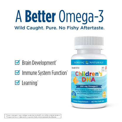 LowCostPH | Nordic Naturals Childrens DHA Xtra Ages 3-6 Berry Babys DHA. Brain Development Support