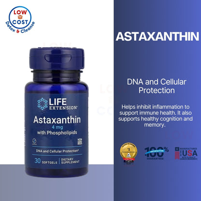 LowCostPH | Life Extension, Astaxanthin with Phospholipids ( Cognitive Function & Cardiovascular Support )