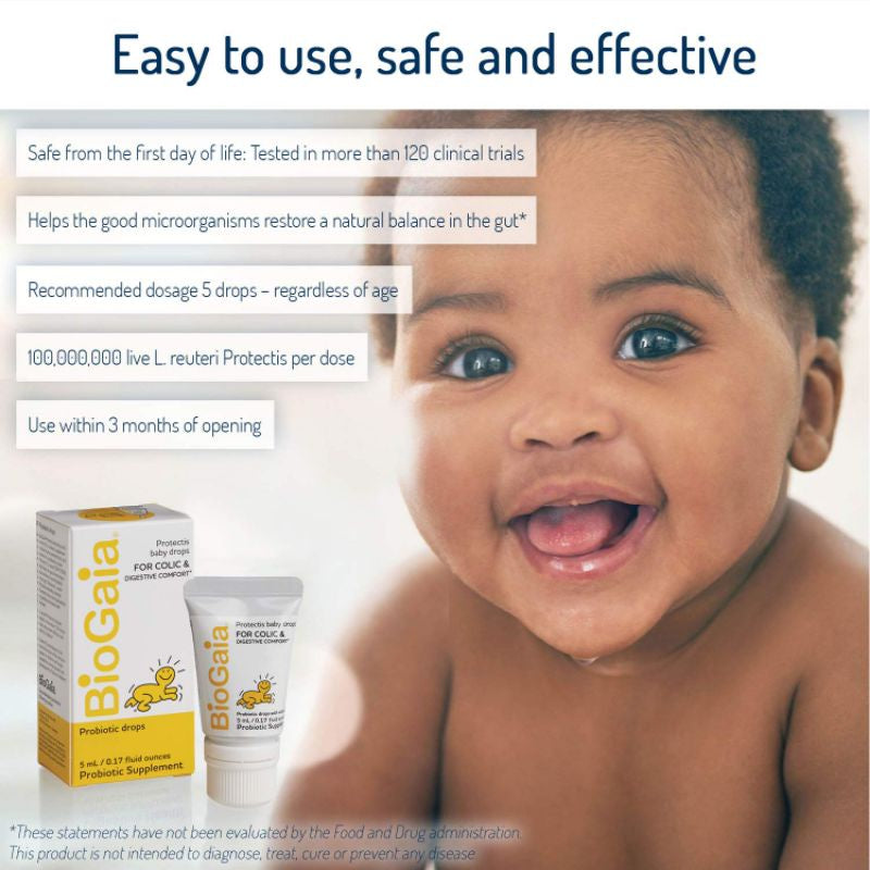 Low Cost PH | BioGaia, ProTectis, Baby Drops , For Colic & Digestive Comfort with Vitamin D, 0.34 fl