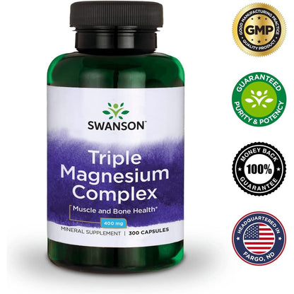 LowCostPH | Swanson Triple Magnesium Complex ( Muscle and Bone Health )