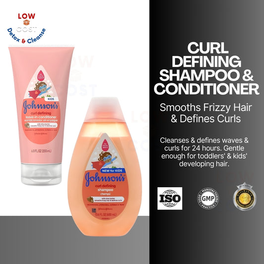 Low Cost PH | Johnson's Baby Kids Curl Defining Shampoo and Conditioner Refreshing shampoo for Kids