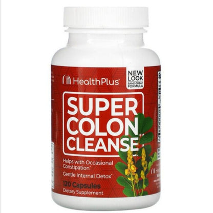 LowCostPH| Health Plus Super Colon Cleanse 10 Day Gentle Gut Cleanse Detox, Psyllium Husk, Probiotic