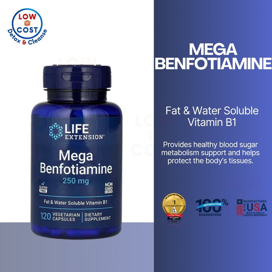 LowCostPH | Life Extension, Mega Benfotiamine ( Supports Healthy Glucose Metabolism )