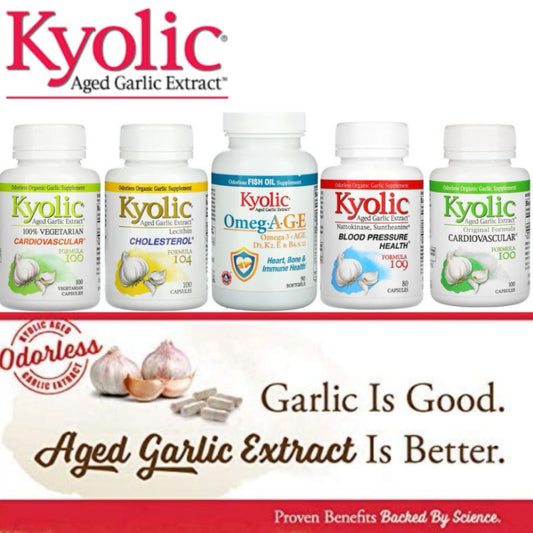 LowCostPh | Kyolic, Aged Garlic Extract, Cardiovascular,  Blood Pressure , Cholesterol, Circulation,